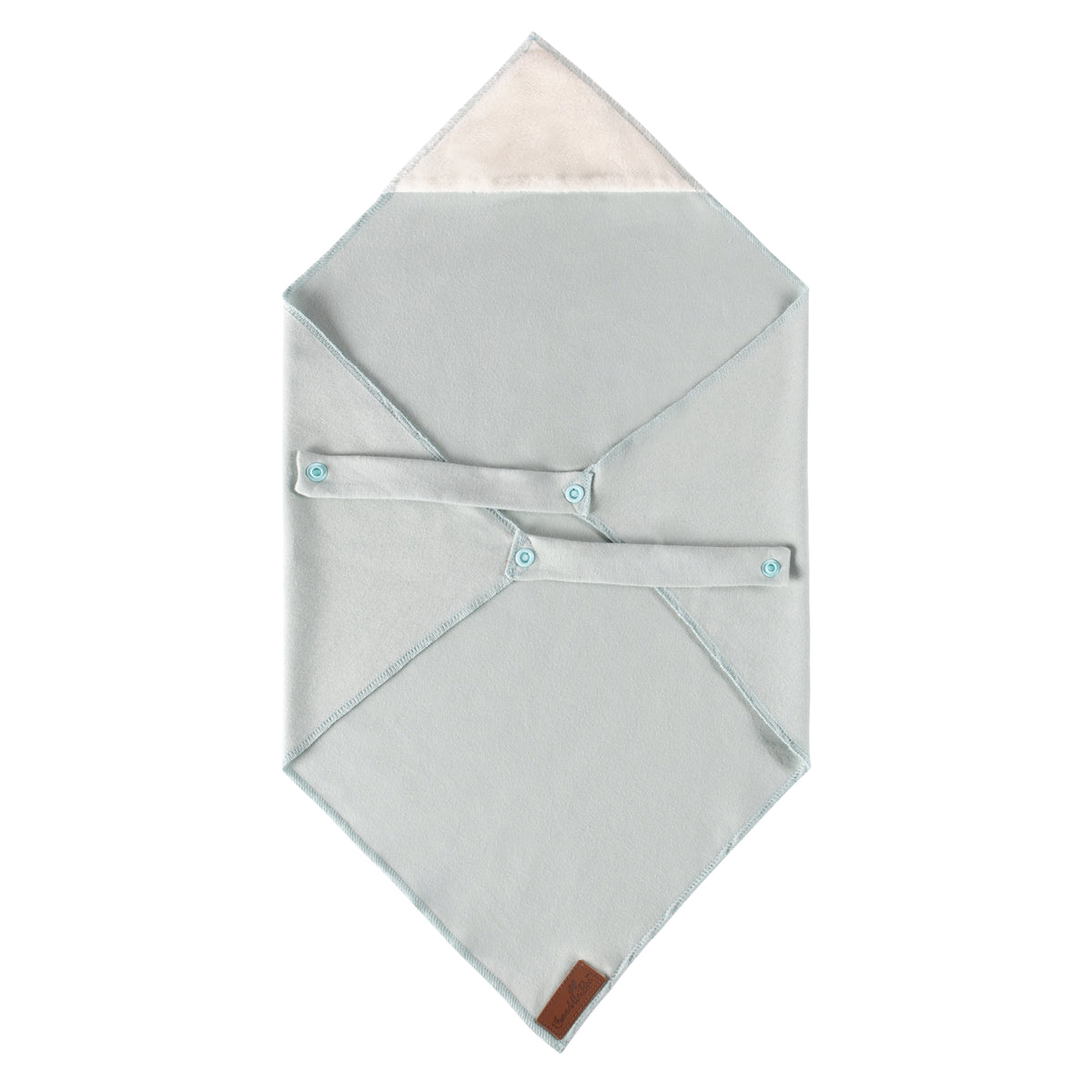 Organic Cotton LovieBee Security Blanket Seafoam Swaddle Bee