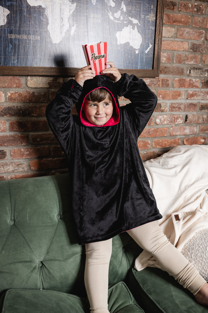 Sample sale CoziBee KIDS Black /Raspberry Hood!