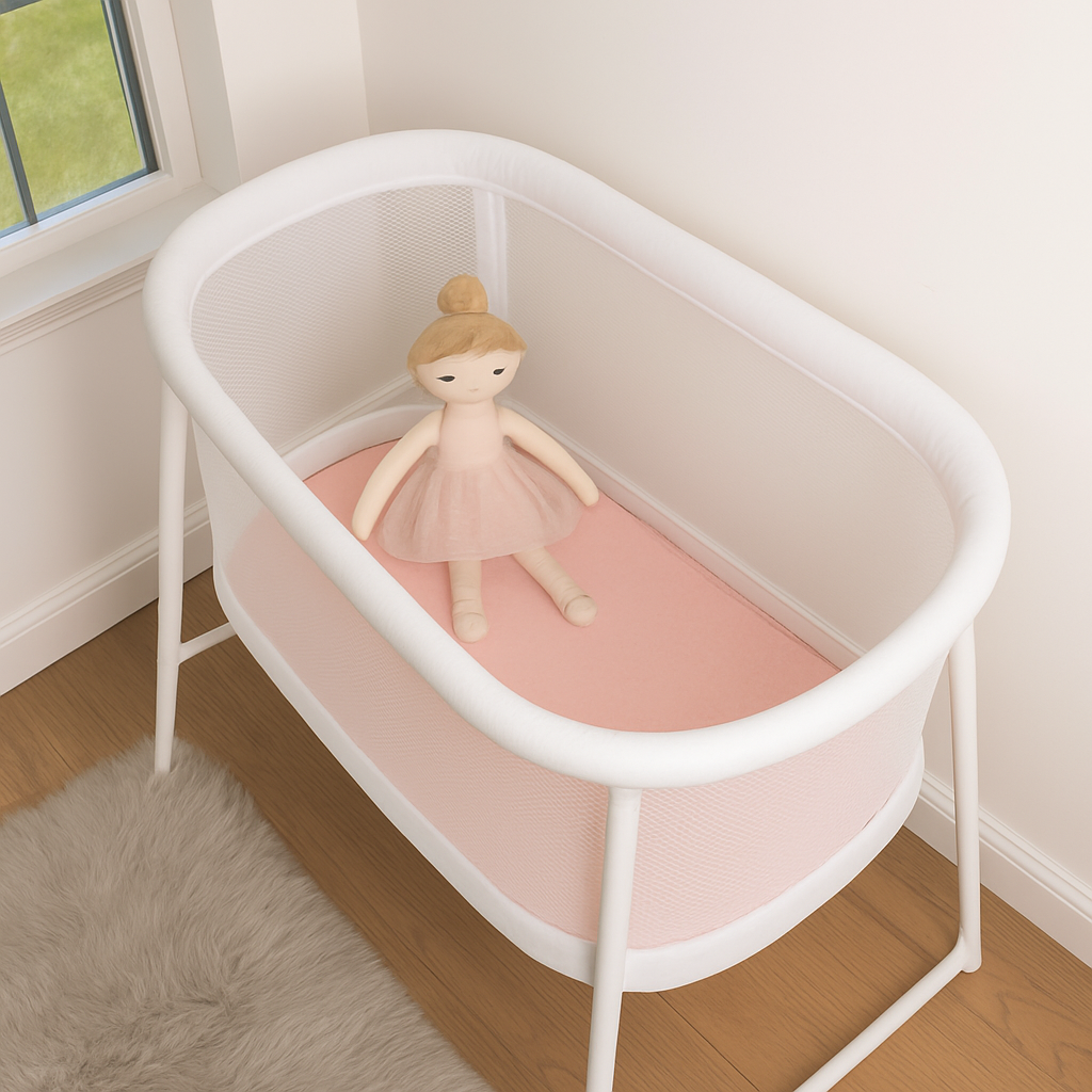 Basinet Sheet ~ DUSTY PINK