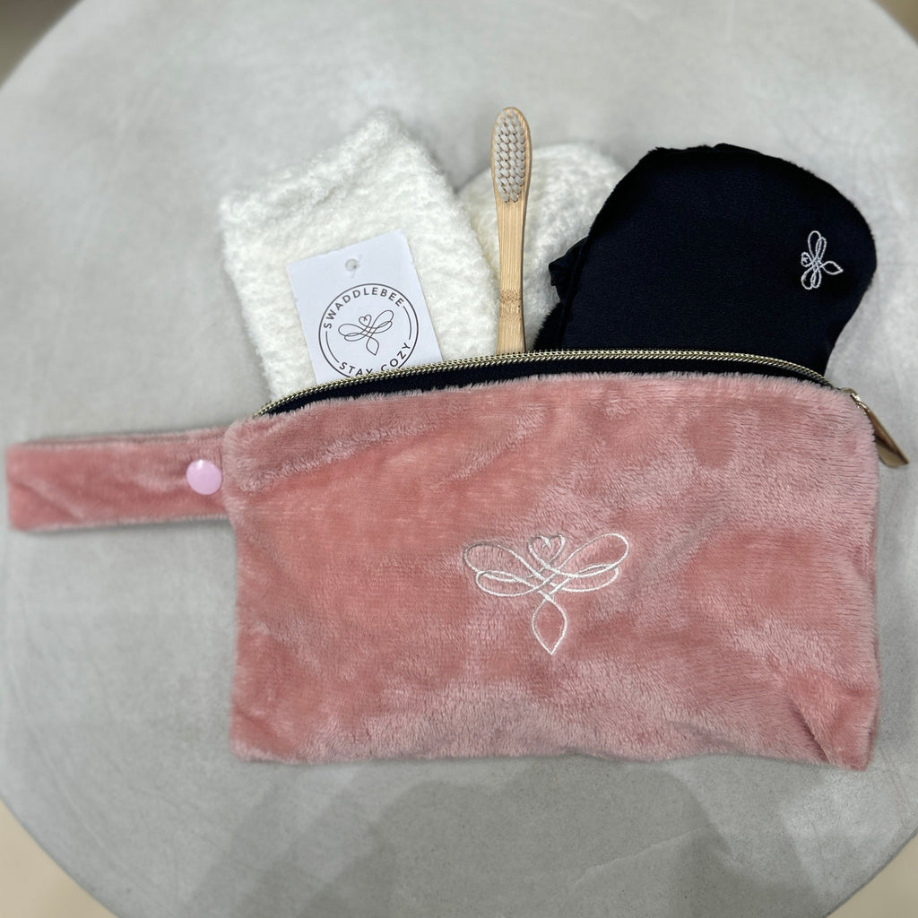 Travel Pouch Merch ~ Dusty Pink
