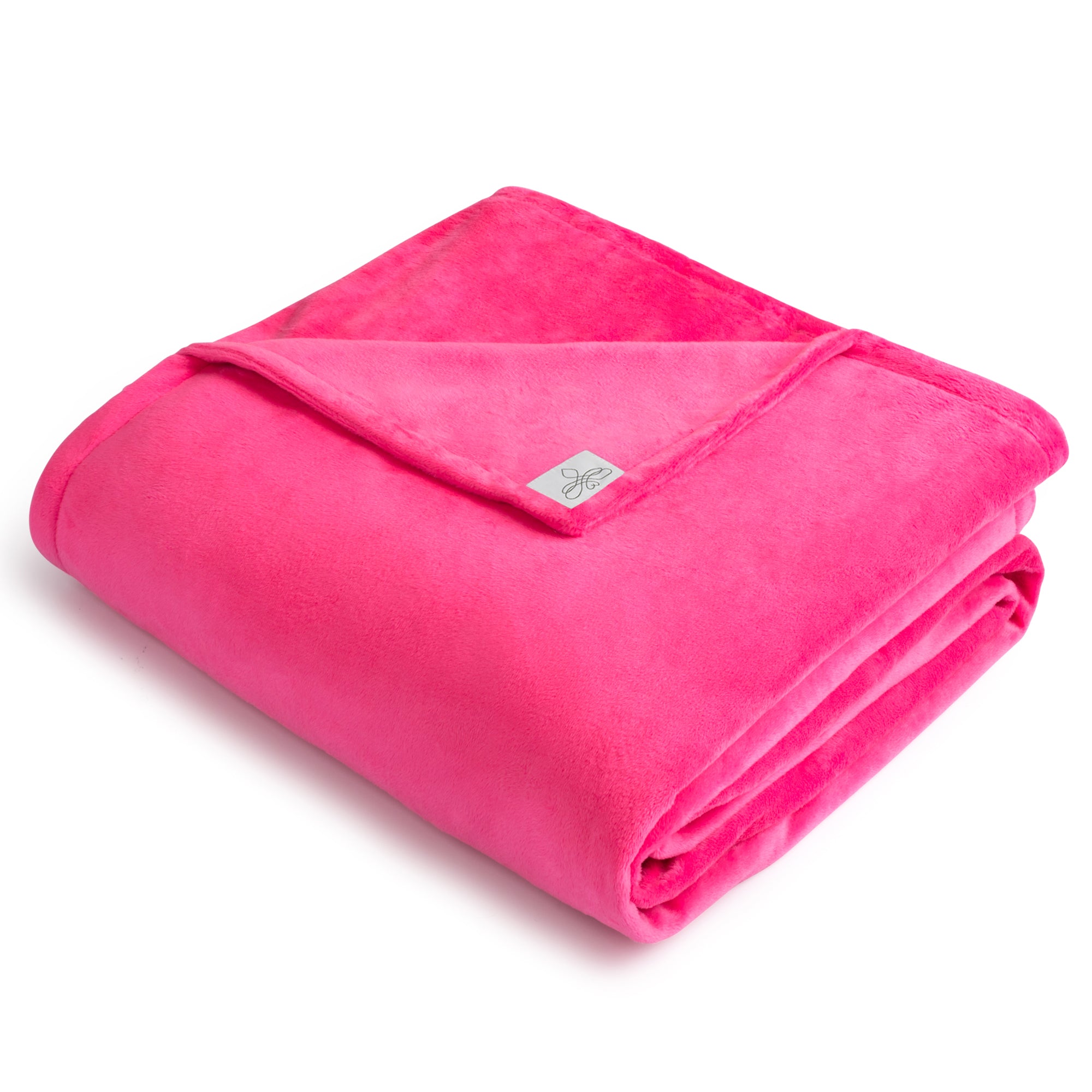 BiggerBee Throw Blanket Solid Hot Pink – Swaddle Bee
