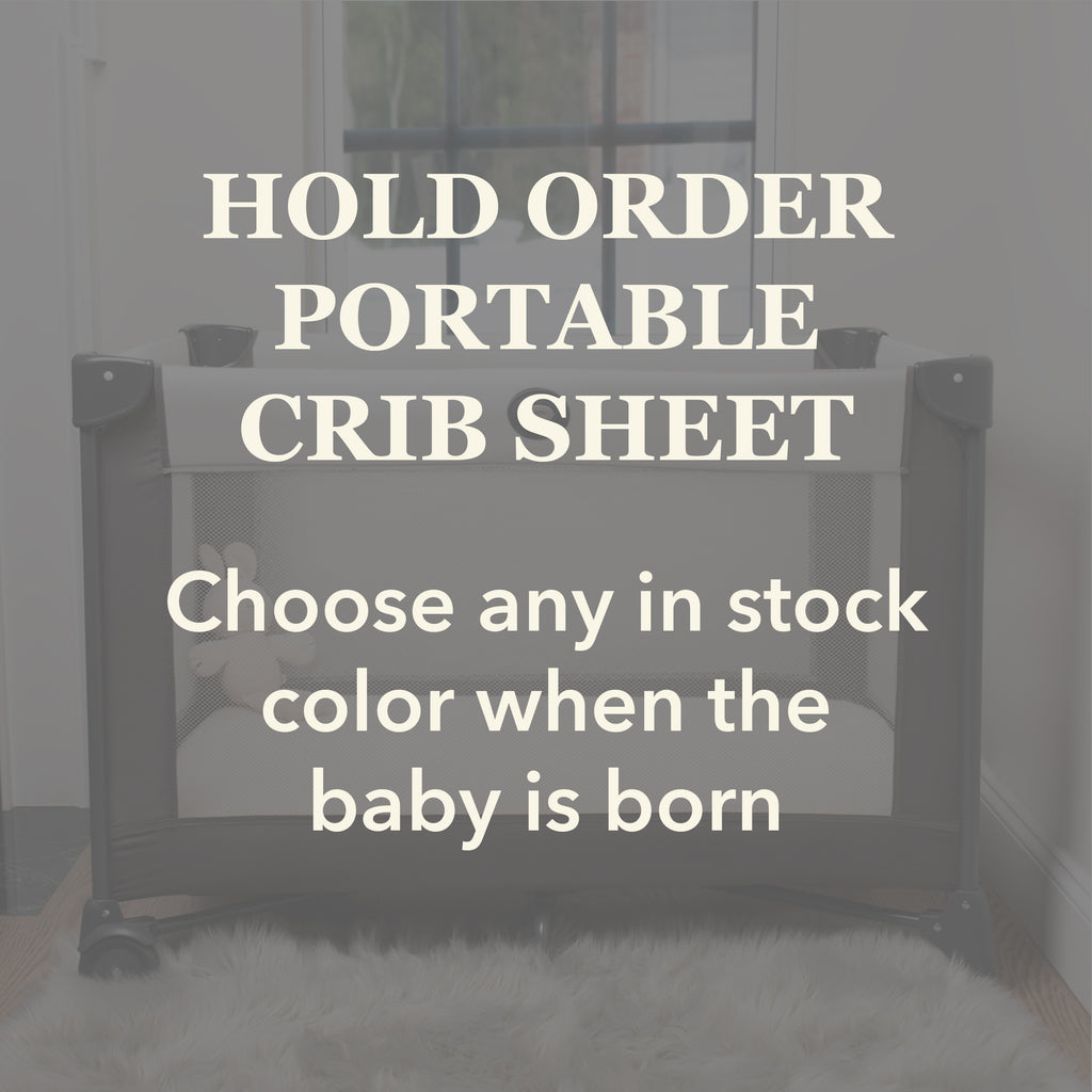 HOLD PORTABLE SMALL CRIB SHEET