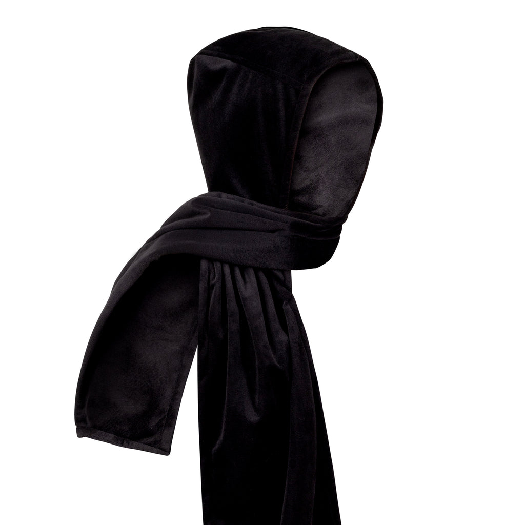 ScarfieBee Cozy Headscarf in Black – Swaddle Bee