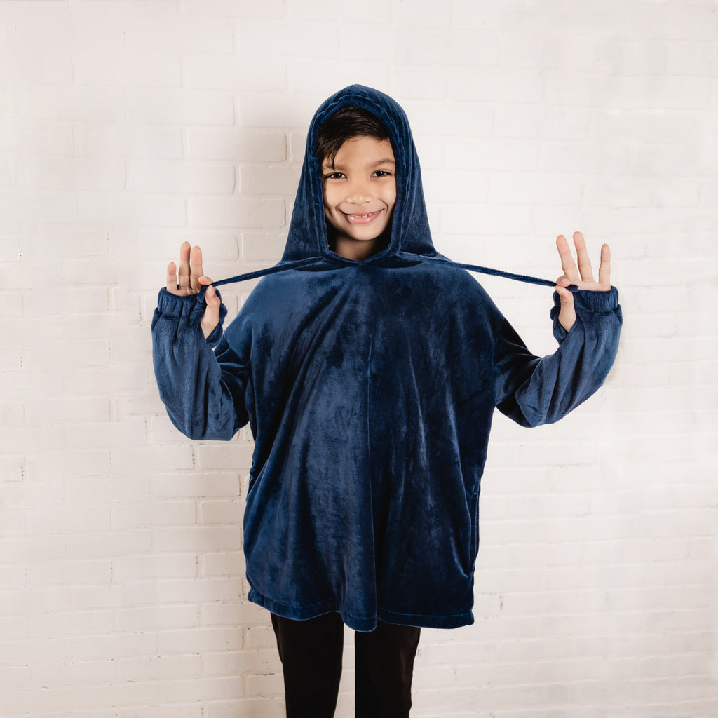 CoziBee KIDS Navy WITHOUT DRAWSTRINGS Swaddle Bee