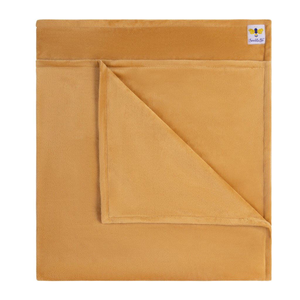 Sample Sale Minky Bee  Stroller Blanket ~ Honey