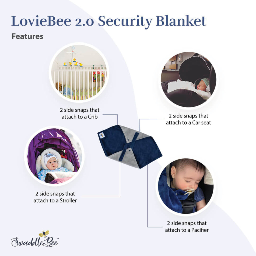 Swaddle Bee Loviebee - Solid Navy Swaddle Bee Loviebee - Solid Navy