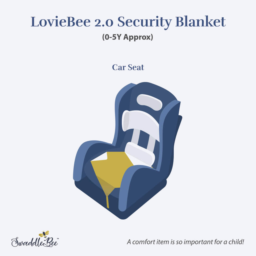 Swaddle Bee Loviebee - Ivory/Camel Swaddle Bee Loviebee - Ivory/Camel