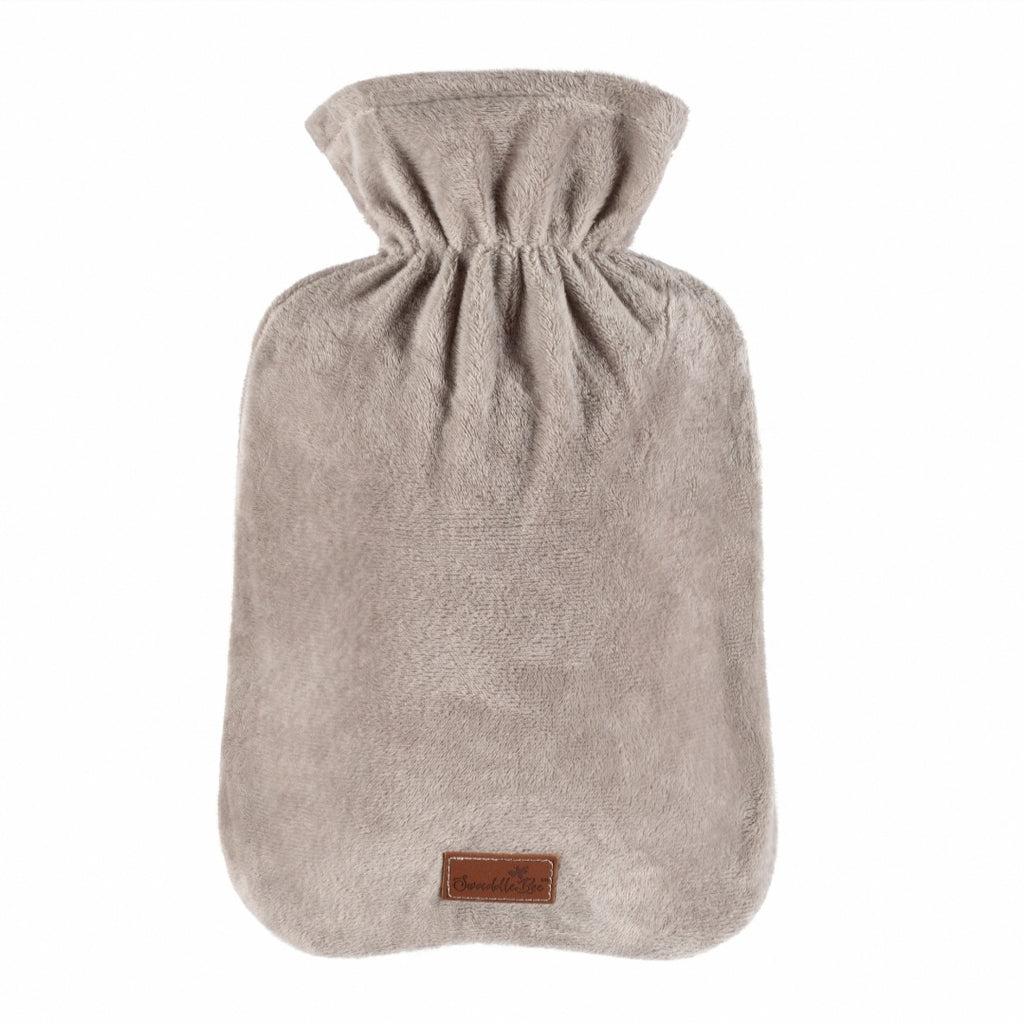 Hot Water Bottle Cover ~ Grey