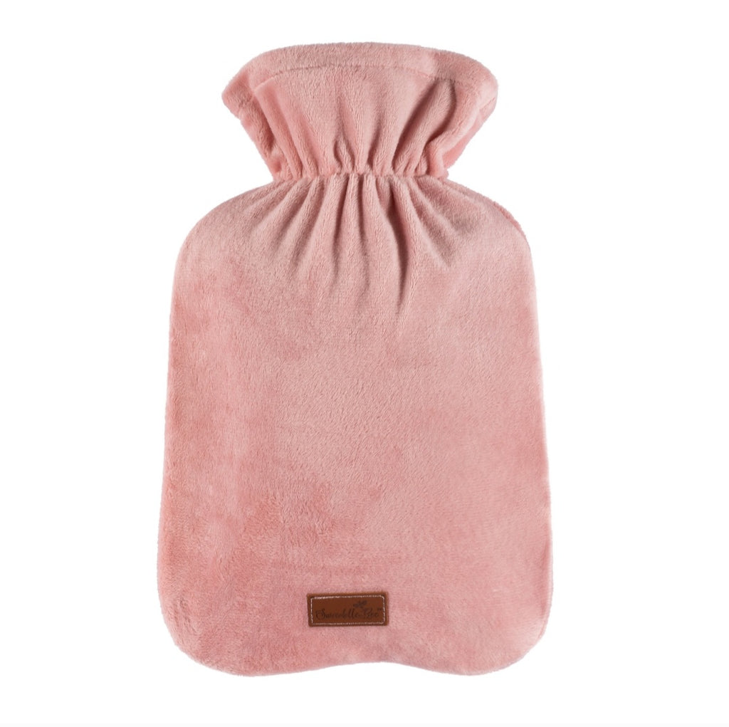 Hot Water Bottle Cover ~ Dusty Pink